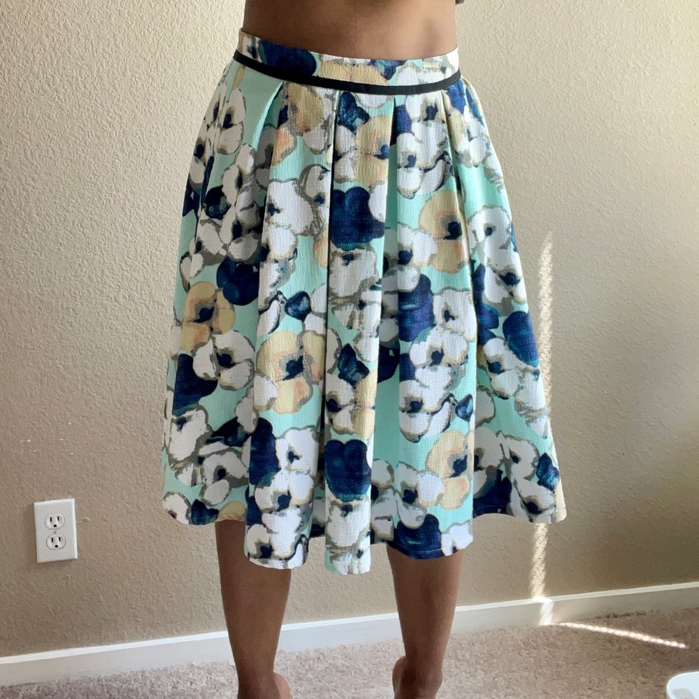 Full Floral Skirt Retro Classic Style